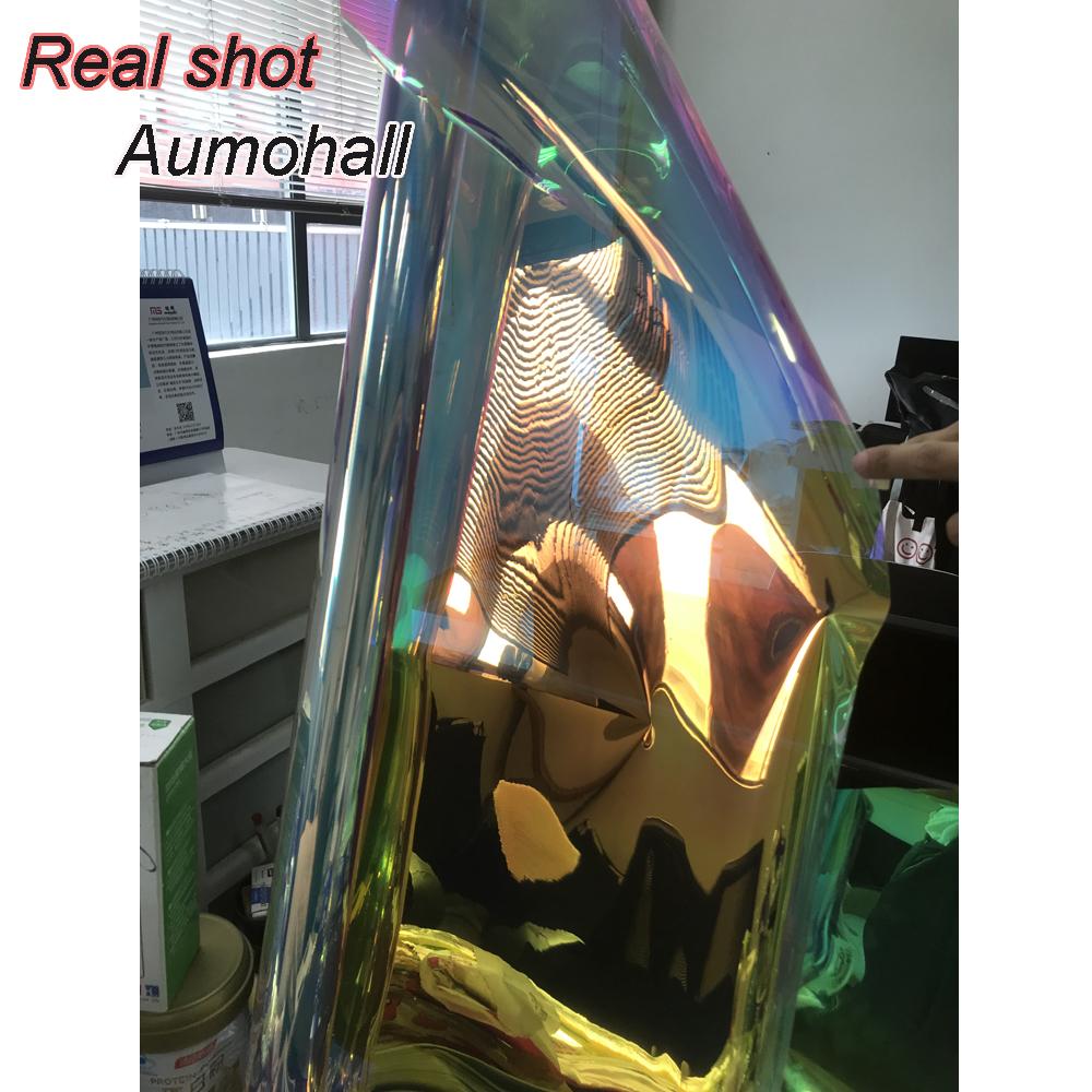 92cm X 152cm VLT 65% Green Chameleon for Car Rear Windshield, Side Window Foils Sun Solar Tints Glass Film Tinting Stickers