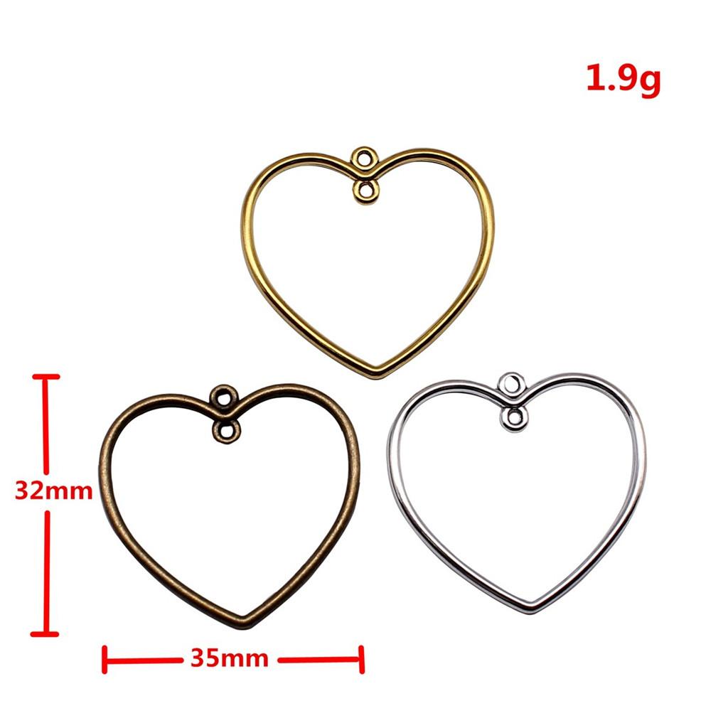 Irregular Oval Frame Connectors Moon Hammered Texture Links For Earring Making