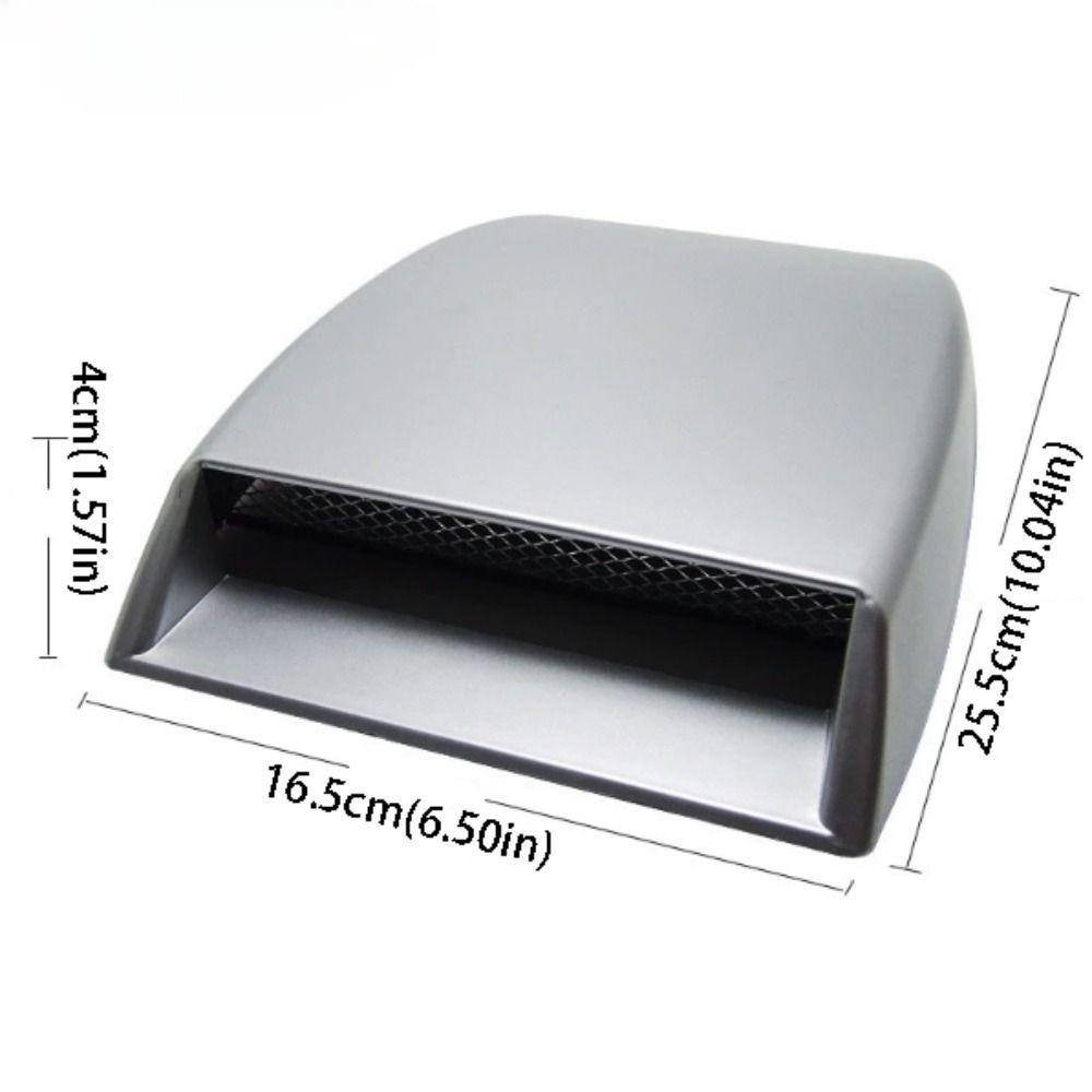 Decorative Cover Car Air Flow Sticker Simulated Design Hood Scoop Air Flow Intake Car Decoration