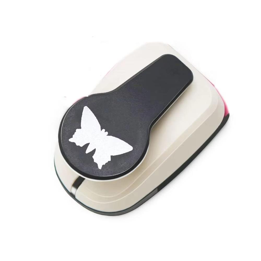 

9/16/25 Mm Round Paper Punch Press-Type Embossing Machine Paper Label Punch Office Use 9mm/0.35in-Butterfly