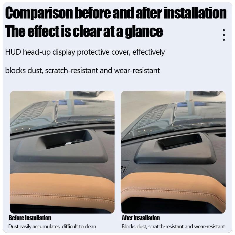 For Land Rover Defender L663 2024 2025 Car HUD Head Display Protective Covers Non Reflective HUD Protection