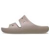 Crocs Classic 2.0 Slide Sandals, Taupe, Size 10 Women/8 Men, Unisex