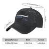 Airbus A350 Line Drawing Sun Baseball Cap  Fitted Retro Couple Women Washed Trucker Hat High Quality Outdoor Sports Snapback Cap