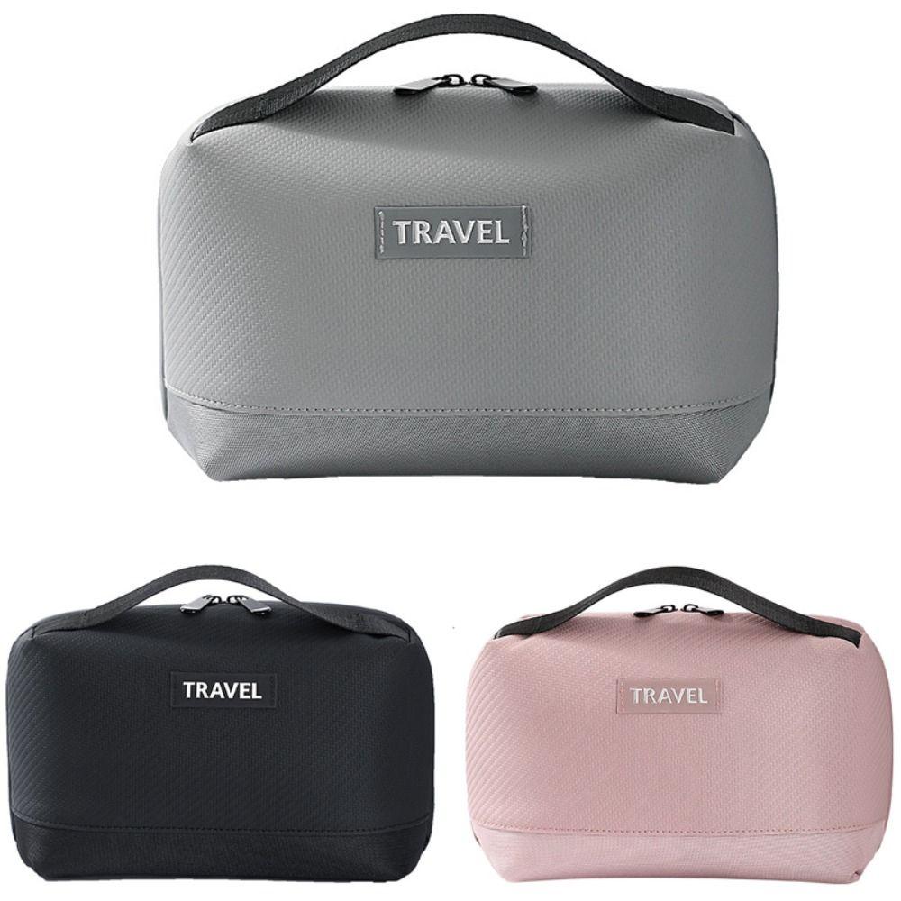 Waterproof Storage Bag Travel Accessories PU Travel Tech Organizer Bag Wear-resisting Portable Electronics Organizer Pouch