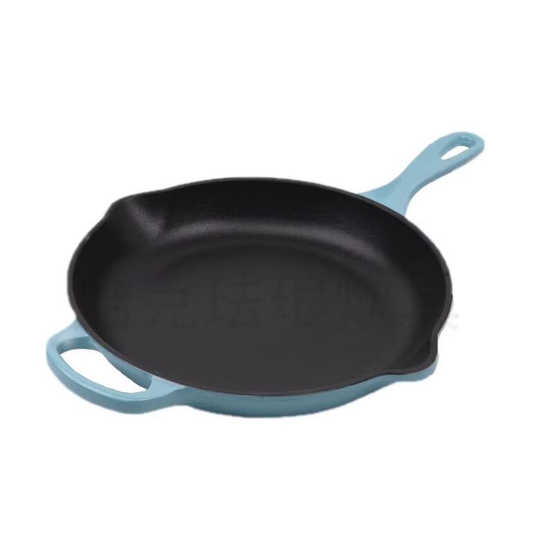 Zhishi Cast Iron Enamel Frying Pan