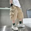 Summer Teenage Short Boys Pants 3-14 Years Old Big Pocket Trousers for Kids Children Birthday Present