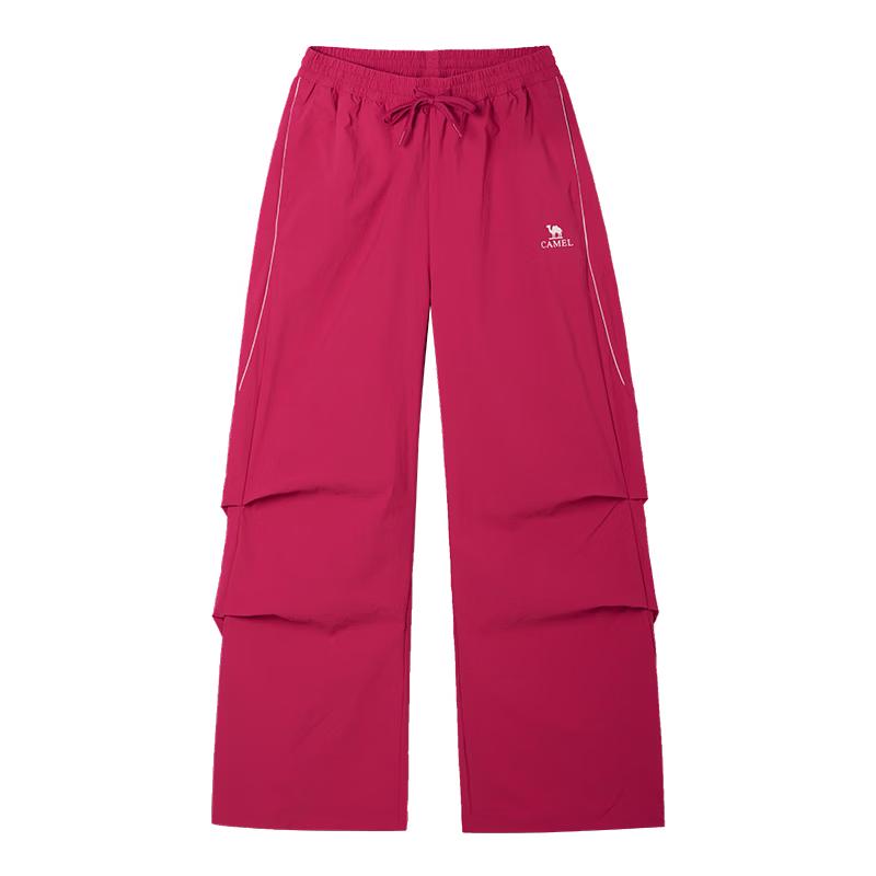Camel Women's Quick-Dry Wide-Leg Cargo Pants