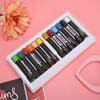 Oil Pastel Round Crayon Painting Stick Drawing Pen Children Stationery Art Supplies 12 Colors