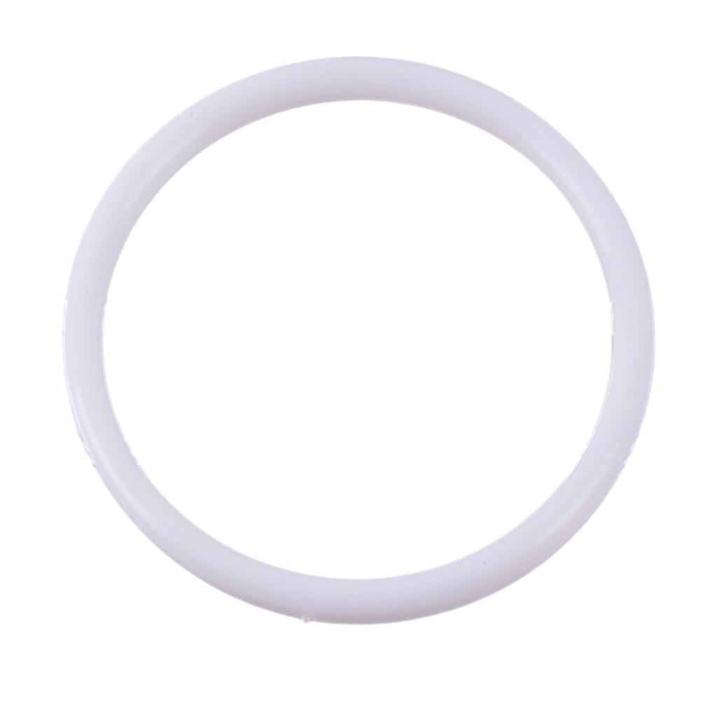 DIY Crafting Hoops Plastic Material White Hoop for Home Weeding Jewelry DIY Crafts 50mm-350mm