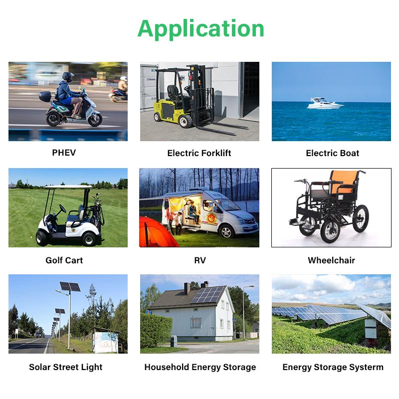 New Original 3.2V 100Ah 105AH LiFePO4 Rechargeable Battery DIY12V 24V Is Suitable for Golf Cart and Boat Solar System