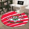 1 Stück runder Teppich Fc Wappen Design Gedruckter Runder Teppich, Teppich für Home Office, Runder Stuhlteppich, Dekorativer Teppich Fan Geschenke Weihnachtsgeschenk