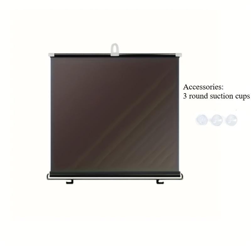 1pc Retractable Car Window Roller Sunshade | Heat Blocking | Sun Protection | Easy Storage | Automotive Visor