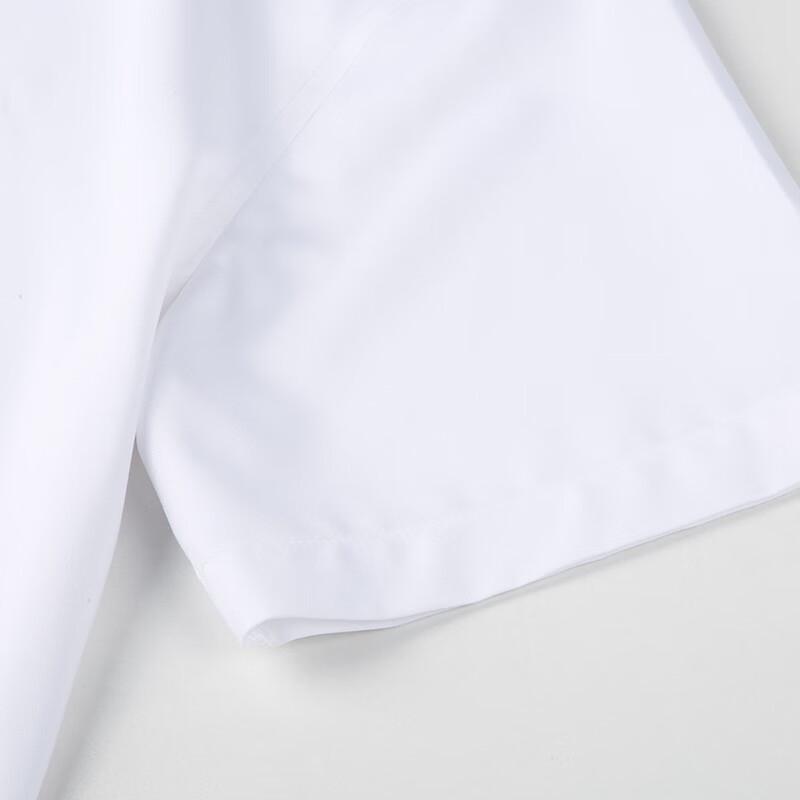TRIES Men's Silk Blend Business Short Sleeve Shirt
