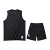 Anta Basketball-Serienlogo Sportweste Shorts Basketballanzug Herren Basketballanzug Schwarz 152131222-1