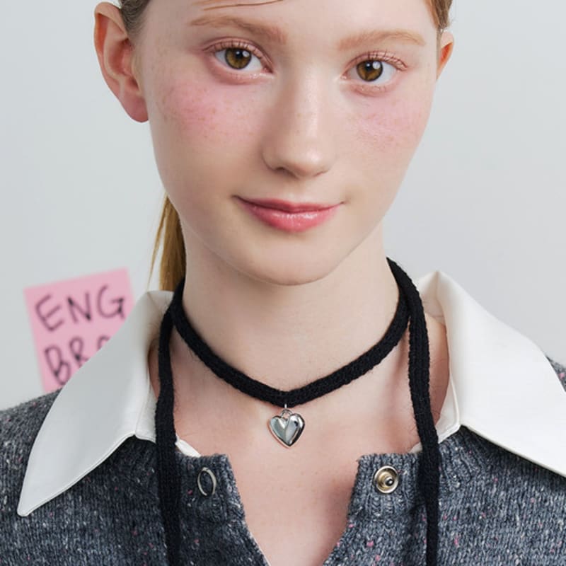 ENGBROX mode heart necklace