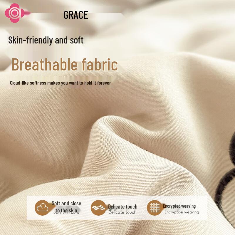 Jie Li Ya Besticktes Sommerquilt-Set aus gewaschener Baumwolle