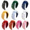 Full Diamond Knotted Headband Exaggerated Design Rhinestone Headband  Women's Hair Accessories