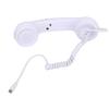 Retro Phone Handset Type C Wired Telephone Handset Handheld Receiver with Mic and Speaker for Conference Call