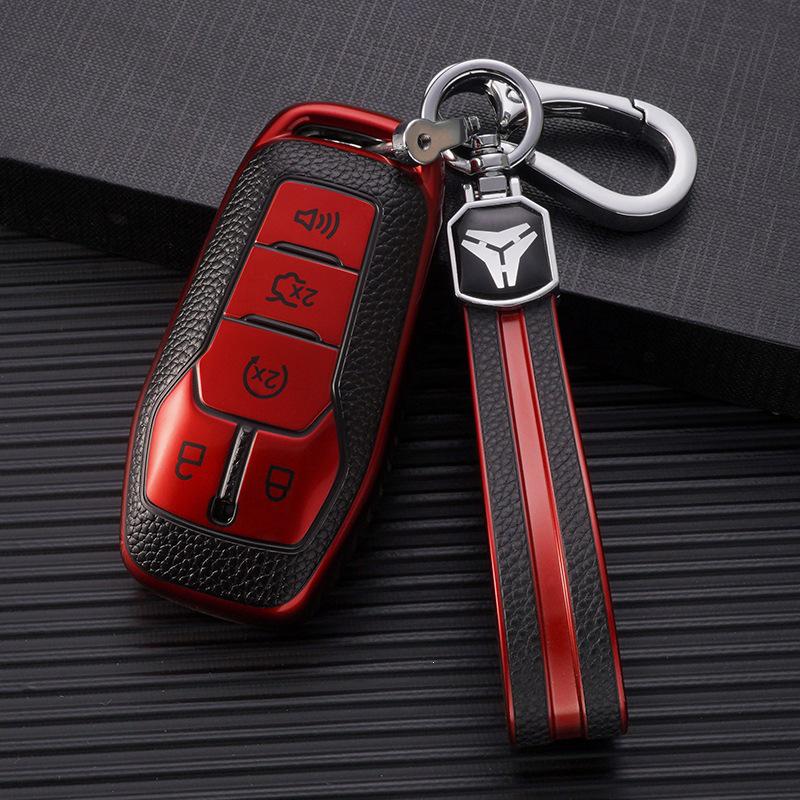 TPU Shell Key Case for Ford Edge, Escort, Kuga, Explorer, Borui, and Mondeo