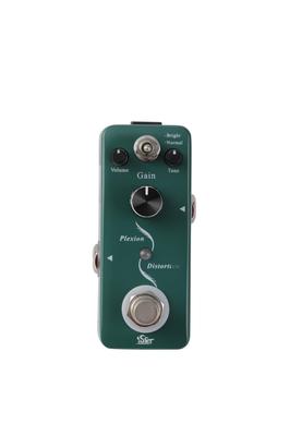 ISET Plexion Gitarren-Effektpedal mit True Bypass für E-Gitarre und Bass Klassischer Distortion-Sound