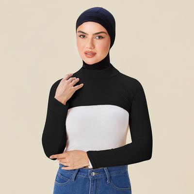 Muslim Soft Modal Oversleeves Islamic Elastic Arm Cover Shoulder Sleeve Woman Sun Protection Long Arm Sleeves Plain Free Size