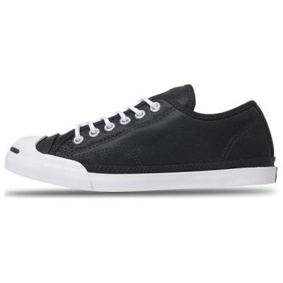 Jack Purcell Sapatos de Lona Confortáveis Versáteis de Cano Baixo Tênis Unissex Preto 158497C