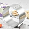 Adjustable Stainless Steel Mousse Ring (6-12 Inch) - Telescopic Cake and Bread Baking Mold