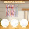 Acrylic Straw Holder With Sticker Reusable Straw Organizer Storage Rack for Drinking Straws Cabinet Door Mounted
