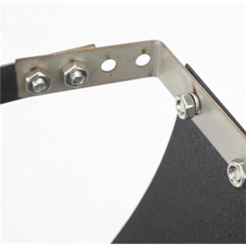 High Flow Cold Air Intake Filter Heat Shield Cover Universal Car Air Filters Adjustable Stainless Steel Protective Cover