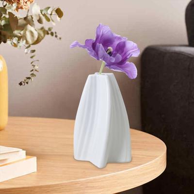 Vază de flori nordică decorativă, vază de artă modernă, sticlă de flori incasabilă pentru aranjamente florale, living, decor pentru casă