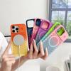 Fashion Colorful Honeycomb Aromatherapy Magnetic Cooling Protective Case for iPhone 15 14 13 12 Pro Max Cooling Shockproof Case
