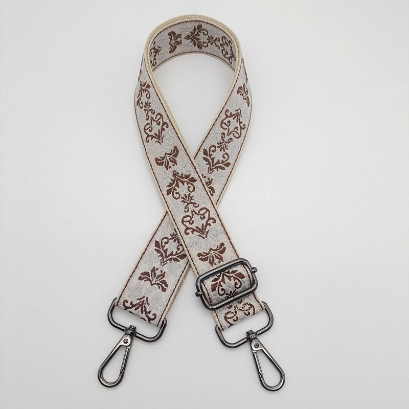 Color Ethnic Style Embroidery Bag Strap Thickened Messenger Backpack Replacement Bag Accessories Adjustment Wide Shoulder Strap