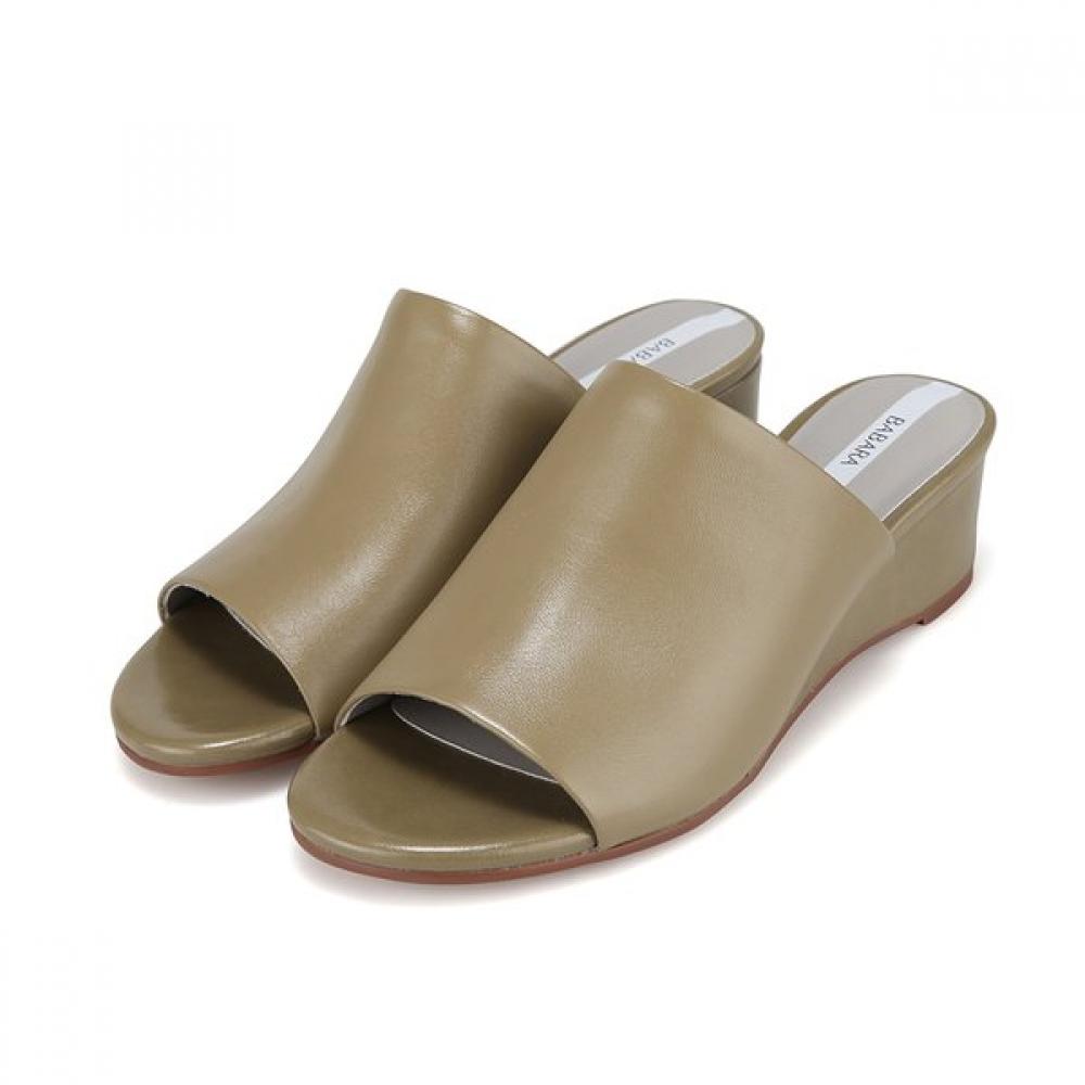 Barbara Leather Wedge Mule Bbi731kk 225mm