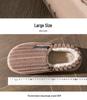 Men's Plus Size Non-Slip Fluffy Cotton Slippers - New 2026 Autumn/Winter Indoor Warm Household Shoes