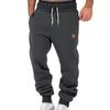Men's Pants Spring and Autumn Solid Color Trendy Sports Casual Sweatpants Loose Tied Feet Stacking Pants