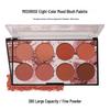 Missrose 8-Color Dry Rose Matte Blush & Contouring Palette with Eyeshadow.