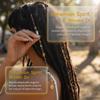2Pcs Dirty Braids Long Tassel Chain Headdress Headwear Multicolored Stone Bead Hair Additions  Decor