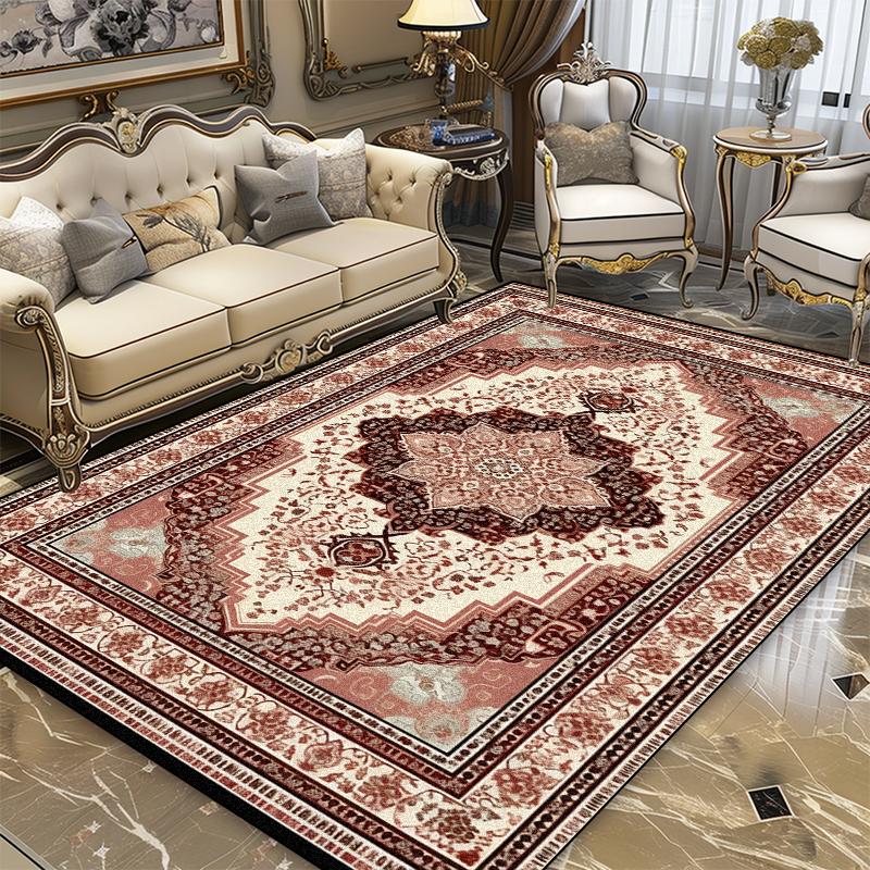 Vintage Persian High-end Luxury Carpet Coffee Table Mat Sofa Side Living Room Bedroom Ornaments Rug 200x300cm Non-slip Mats