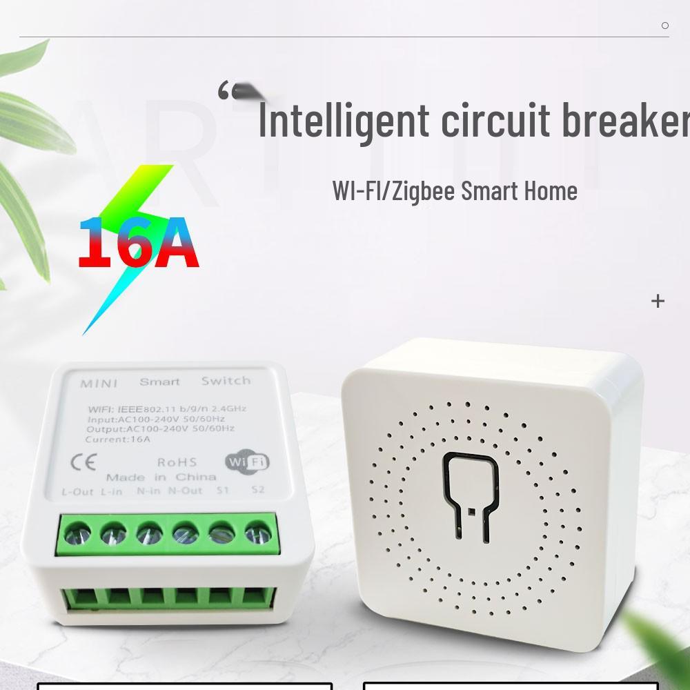 Graffiti Smart WiFi Switch with App & Alexa Voice Control – 16A Circuit Breaker Junction Box