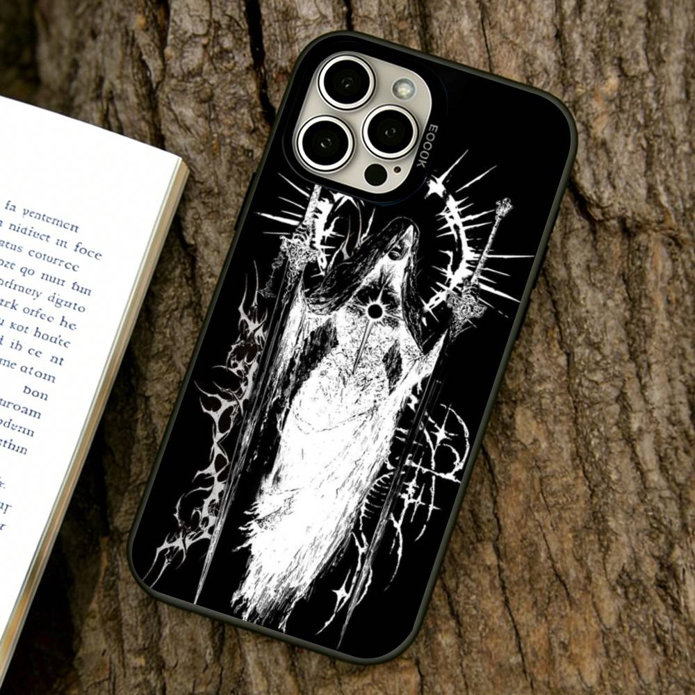 

Art Black Angels and Demons Phone Case For iPhone 17,16,15,14,13,12,11 Plus,Pro Max,XS,Colorful Silver Phone case Funda Cover iPhone17