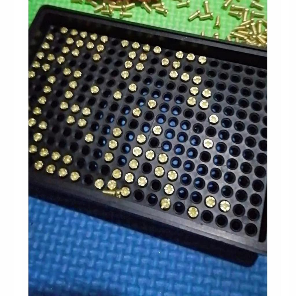 ESD antistatic tray for 2-2.5mm screws 273 holes organizer