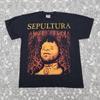 Vintage Sepultura Roots Metal Band T-Shirtarge Graphic Print Tee