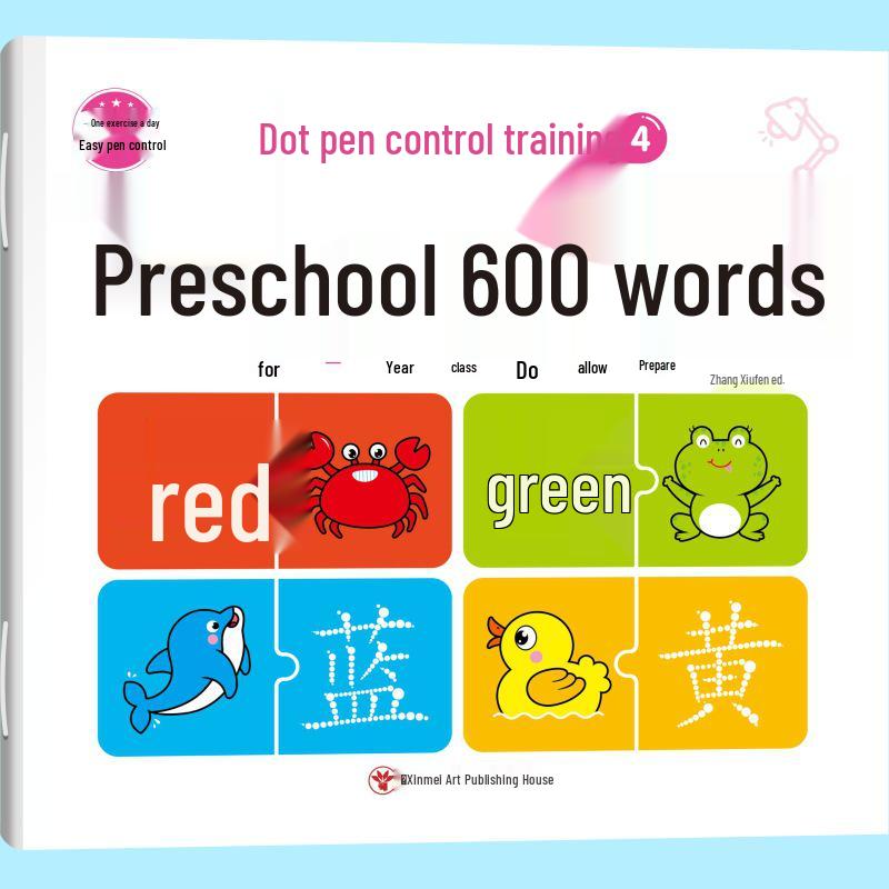 Early Childhood Transition Tracing Workbook: 600 Words for Kindergarten Pen Control and Calligraphy Practice