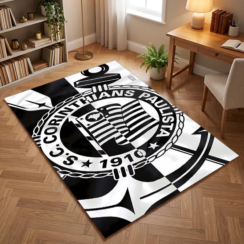 Sport Club Corinthians Paulista (23) Office carpets suitable for living rooms bedrooms offices and kitchens a gift for modern home decor