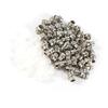 50 Pcs Silver Color 5mm LED Holders Panel Display Thread Mount Size 8mm