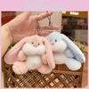 Lovely Plush Bunny Keychain Cuddly Stuffed Animal Doll Perfect For Gifts