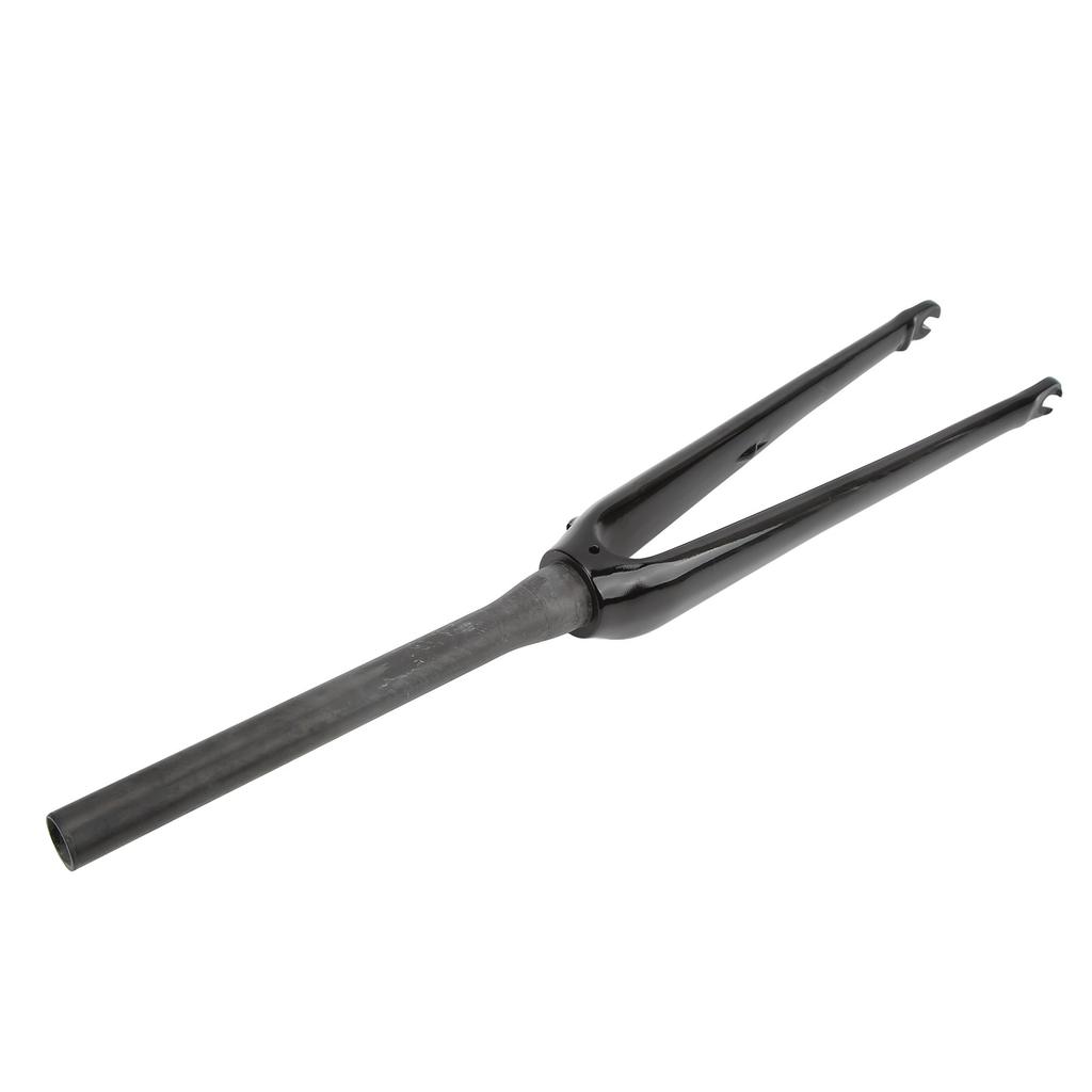 Bike Rigid Front Fork Full Carbon Fiber Road Bike Fork Quick Release Type UD Pattern Top Taper Pipe for Disc BrakeUD