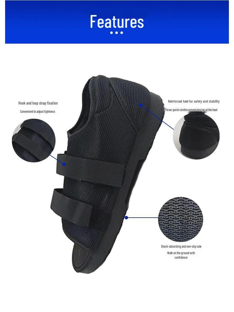 Erholungsschuhe mit harter Sohle für Fußfrakturen, Hallux-Valgus-Operationen und Mittelfußunterstützung