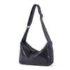 Fashionable Top Layer Crystal Tire Leather With Waterproof Cloth Underarm Hobo Bag Versatile Single Shoulder Crossbody