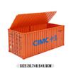 Gray Maersk Flip-top Model Container with Custom Logo and Graphics - Business Gift Edition